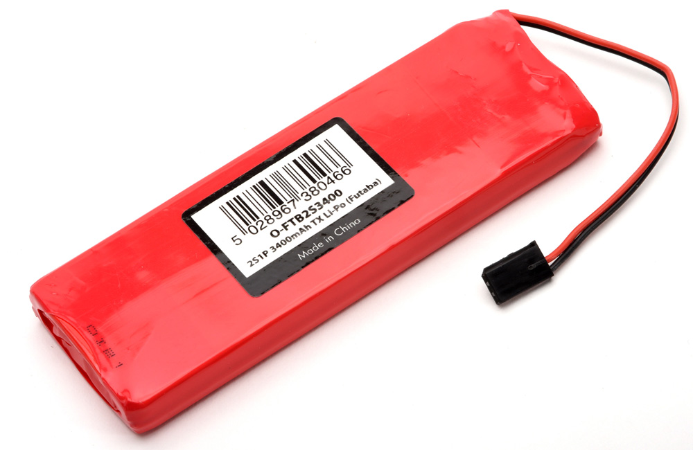 Ripmax 2S 3400mAh TX Li-Po (f. Futaba) | # O-FTB2S3400