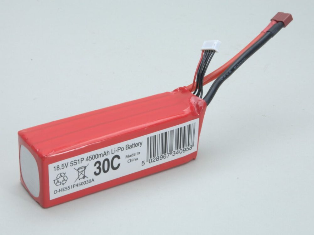 Hi-Energy 5S 4500mAh 30C li-Po | # O-HE5S1P450030A