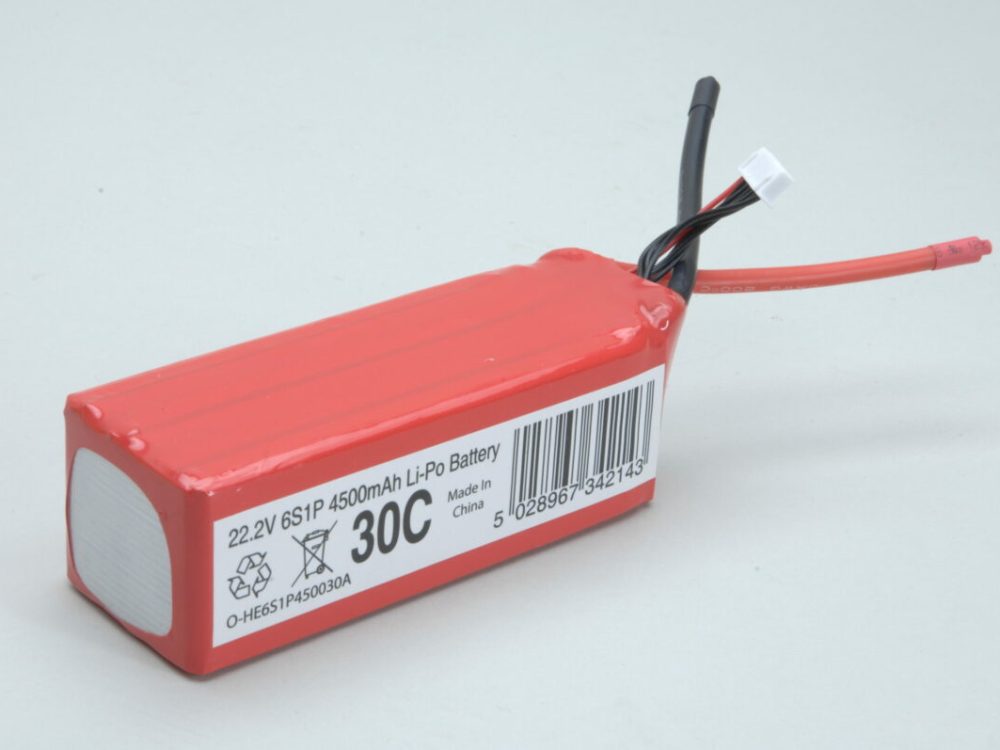 Hi-Energy 6S 4500mAh 30C Li-Po | # O-HE6S1P450030A