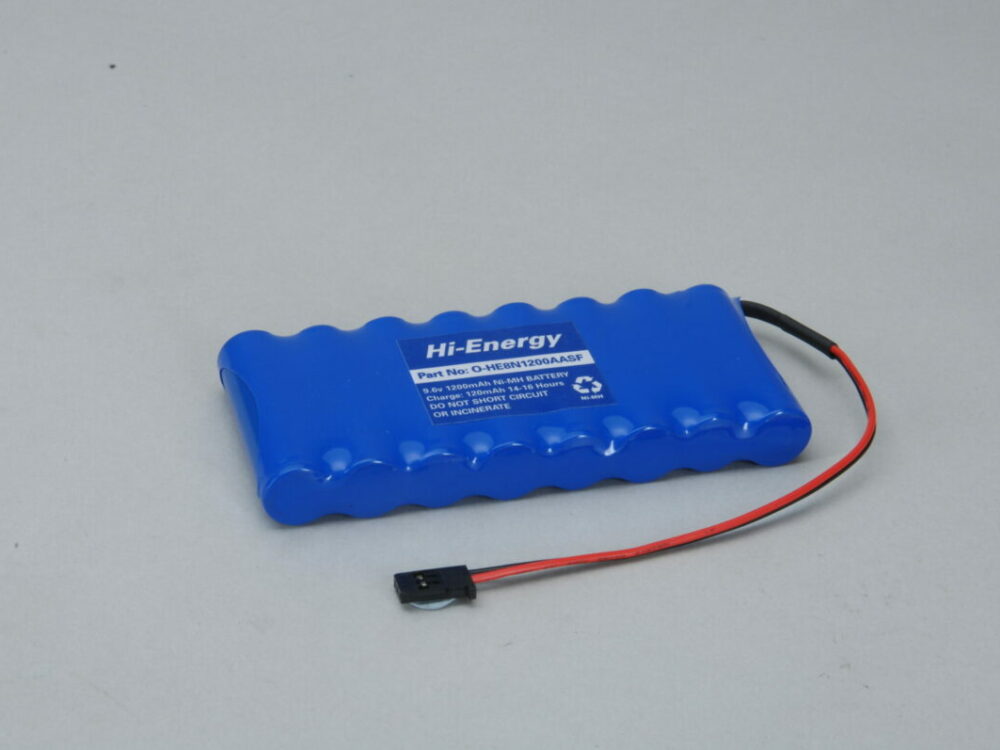 9.6v 1200mAh Ni-MH Tx Pk Flat | # O-HE8N1200AASF