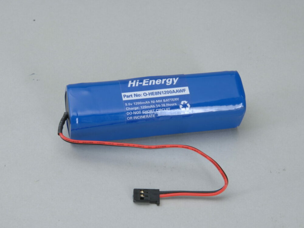 9.6v 1200mAh Ni-MH Tx Pk Sq | # O-HE8N1200AAWF