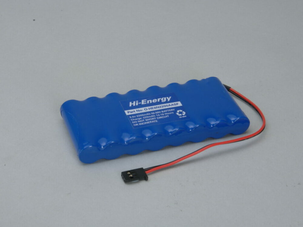 9.6v 2200mAh Ni-MH Tx Pk Flat | # O-HE8N2200AASF