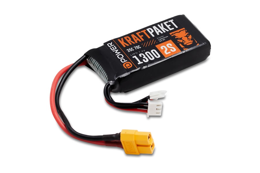 D-Power KRAFTPAKET 1300 2S LIPO 7,4 V 35/70C - XT60 | # KP13002