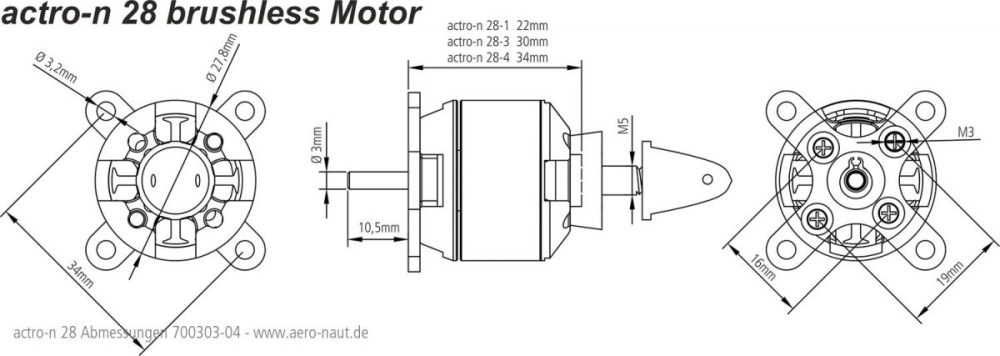 Brushless Motor actro-n 28-4-880 | # 700304