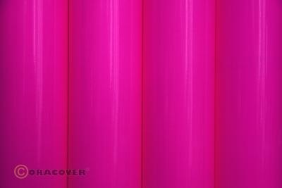 ORACOVER Bügelfolie - Breite: 60 cm - Länge: 2 m fluoreszierend neon-pink | # 21-014-002