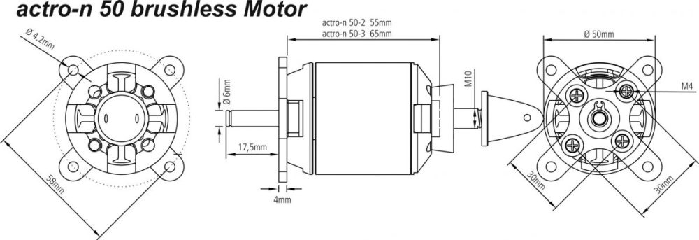 Brushless Motor actro-n 50-2-760 | # 700315