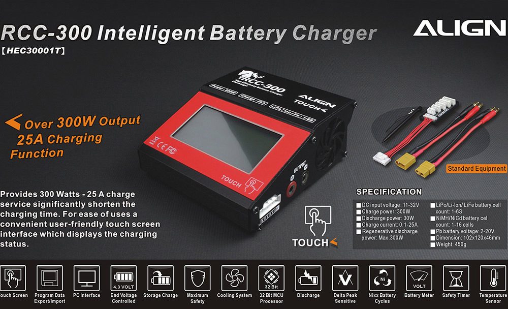 RCC-300 Intelligent Battery Charger | # HEC30001