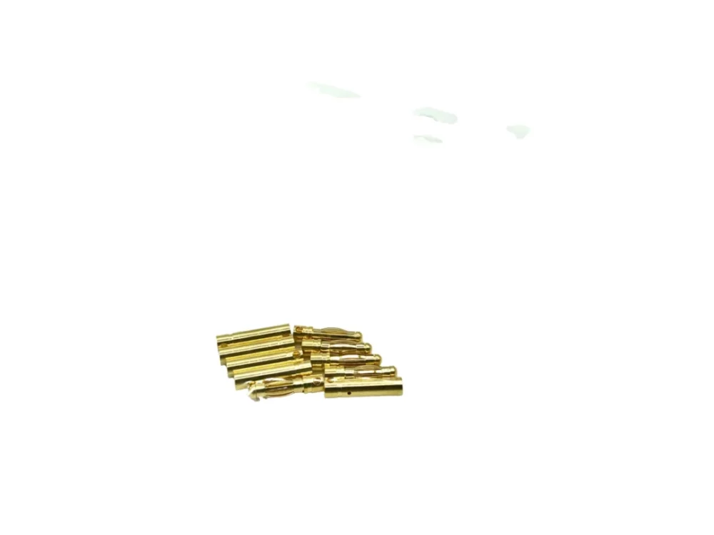 5 Paar 4mm Goldkontaktstecker | # GC4