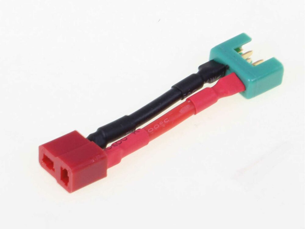 Robbe Modellsport Adapterkabel T Buchse auf MPX Stecker 14AWG/2,1MM² 30mm Kabellänger 1STK. | # 46079