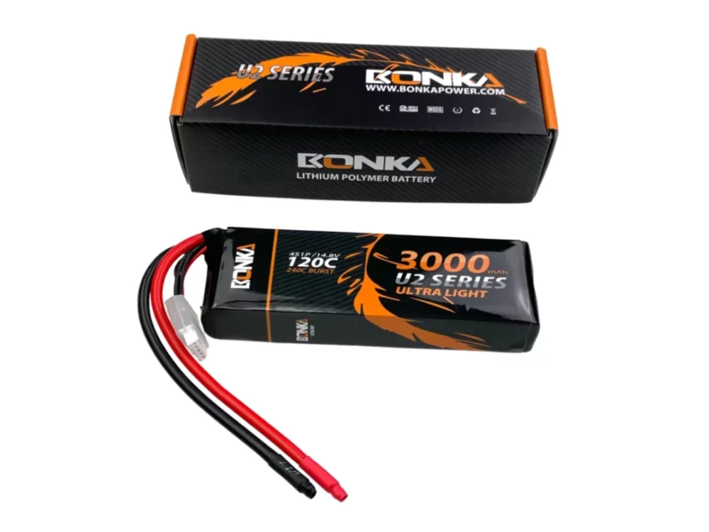 Bonka Lipo 3000mAh 14,8V 4S 120C/240C | # BQ120-3000-4