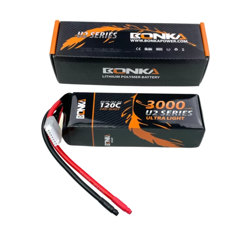 Bonka Lipo 3000mAh 22,2V 6S 120C/240C | # BQ120-3000-6