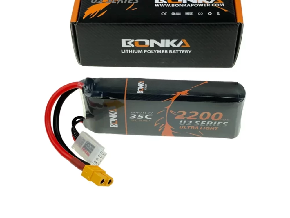 Bonka Lipo Akku 2200mAh 11,1V 3S 35C/70C | # BQ35-2200-3XT60