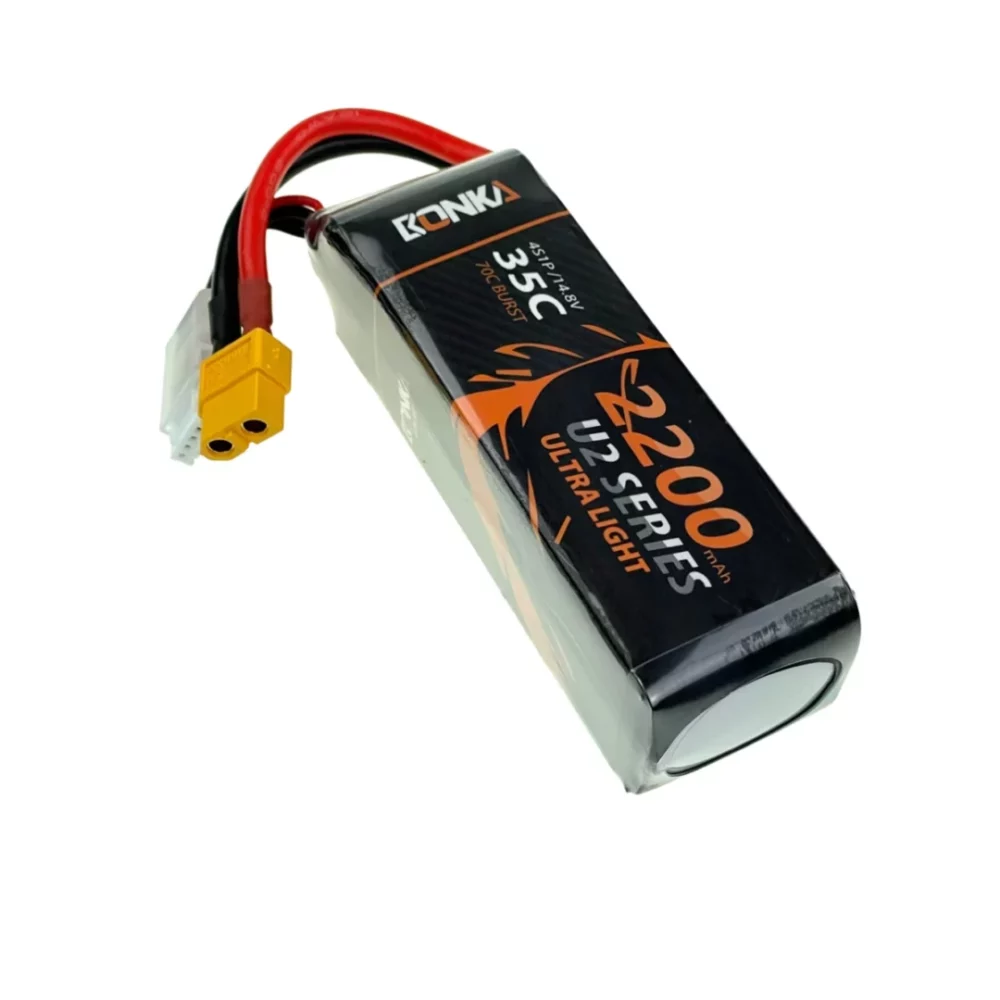 Bonka Lipo Akku 2200mAh 14,8V 4S 35C/70C | # BQ35-2200-4XT60