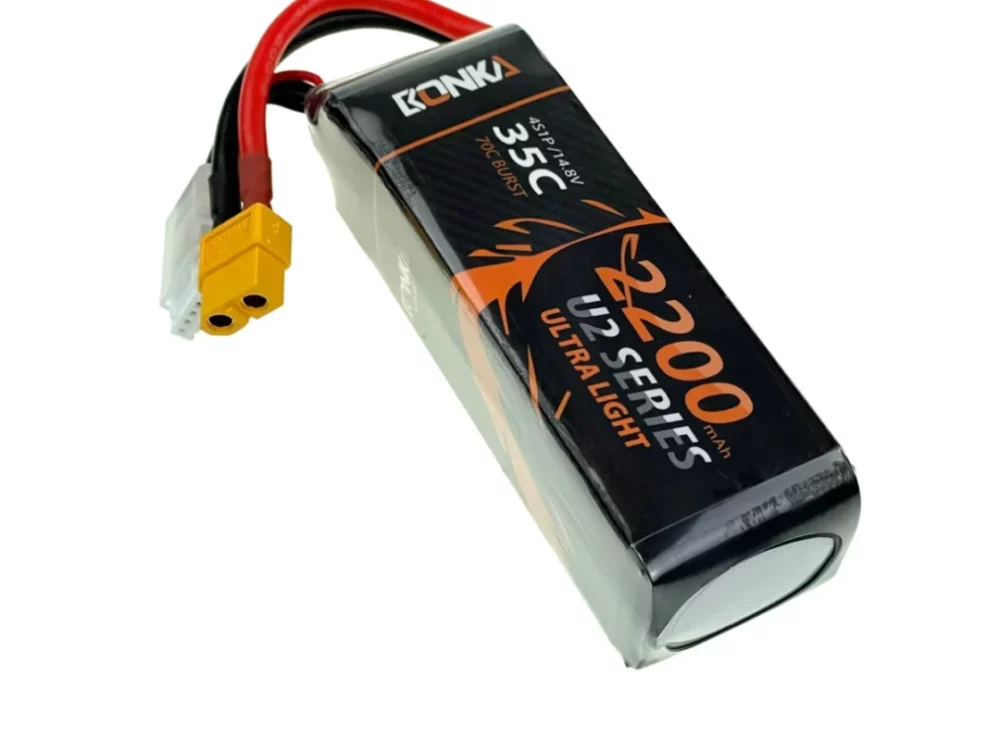 Bonka Lipo Akku 2200mAh 14,8V 4S 35C/70C | # BQ35-2200-4XT60