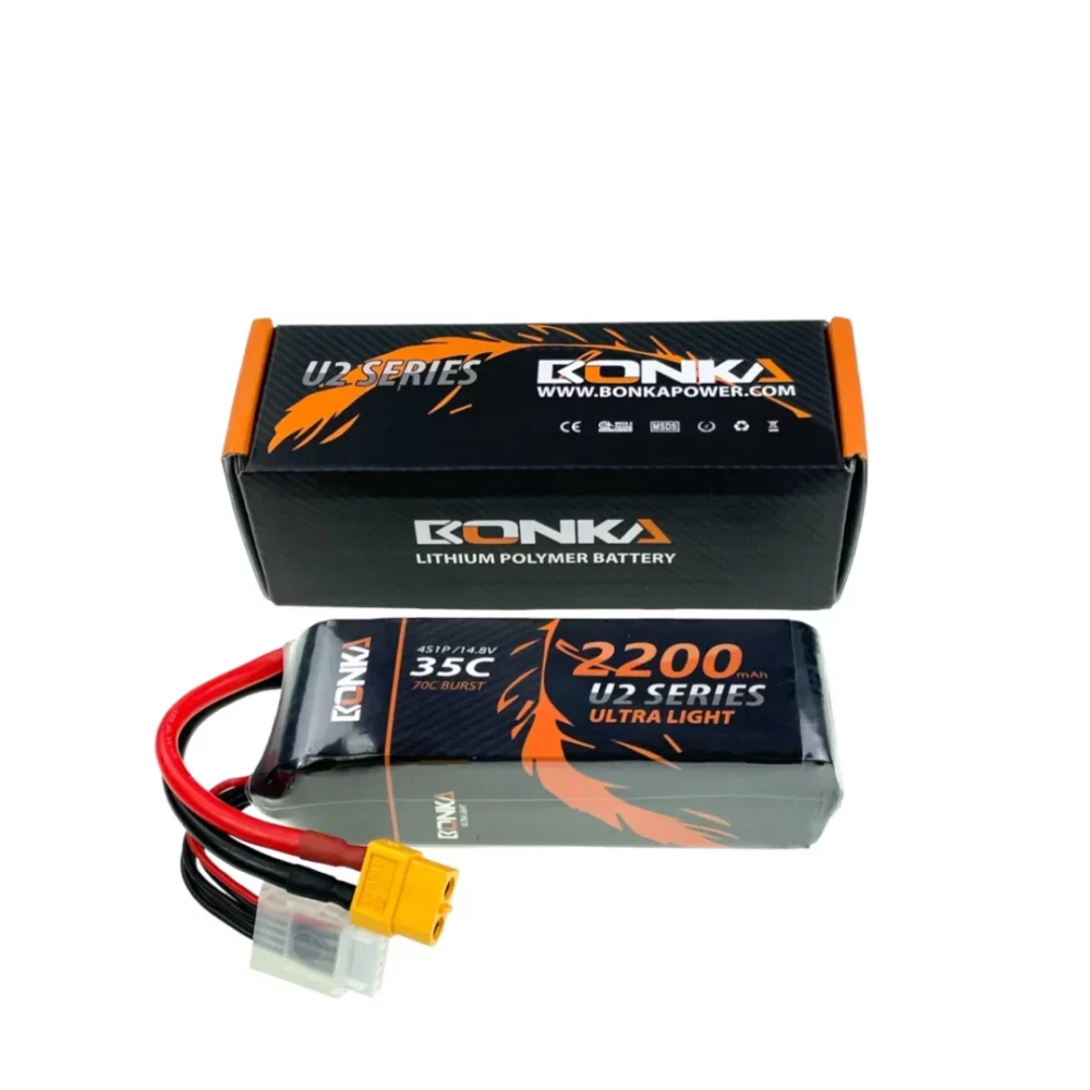 Bonka Lipo Akku 2200mAh 14,8V 4S 35C/70C | # BQ35-2200-4XT60