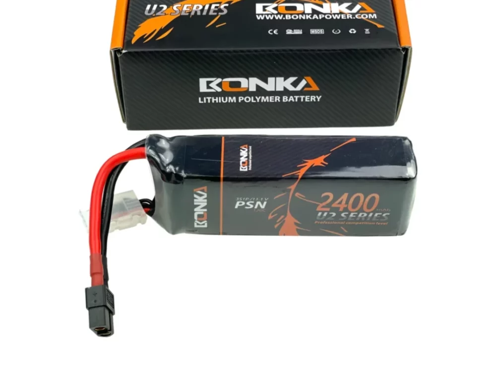 Bonka Lipo Akku 2400mAh 11,1V 3S 120C XT60 | # BQ120-2400-3XT60
