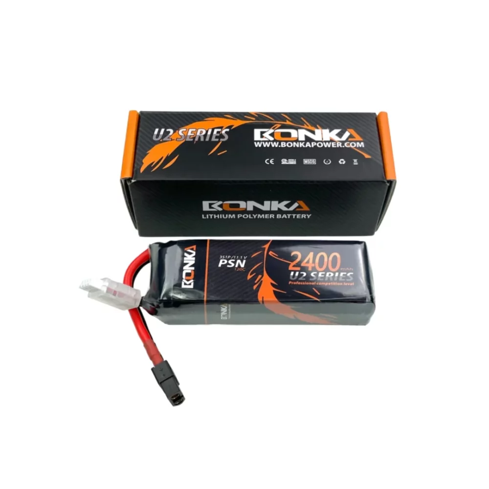 Bonka Lipo Akku 2400mAh 11,1V 3S 120C XT60 | # BQ120-2400-3XT60