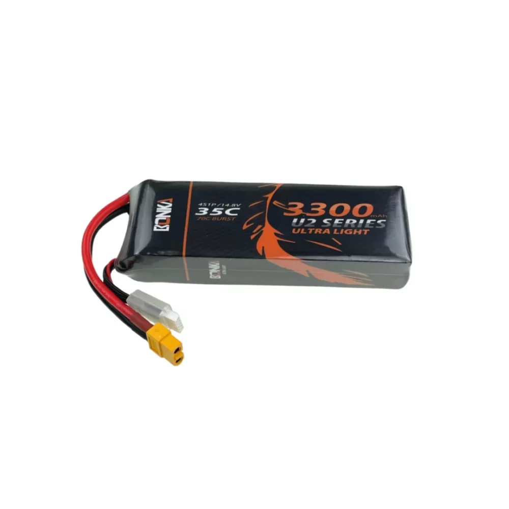 Bonka Lipo Akku 3300mAh 14,8V 4S 35C/70C | # BQ35-3300-4XT60