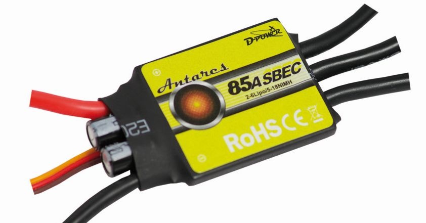 D-Power Antares 85A S-BEC Brushless Regler | # 9086