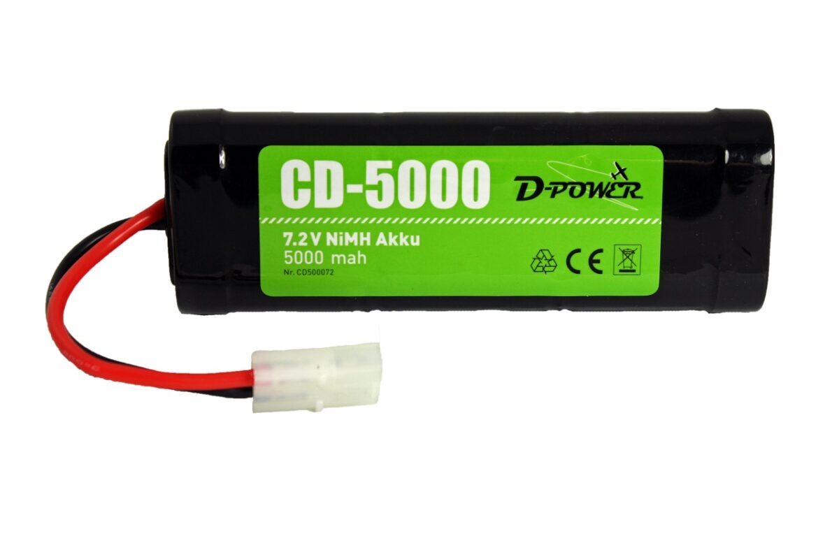 D-Power CD-5000 7.2V NiMH Akku mit Tamiya-Stecker | # CD500072