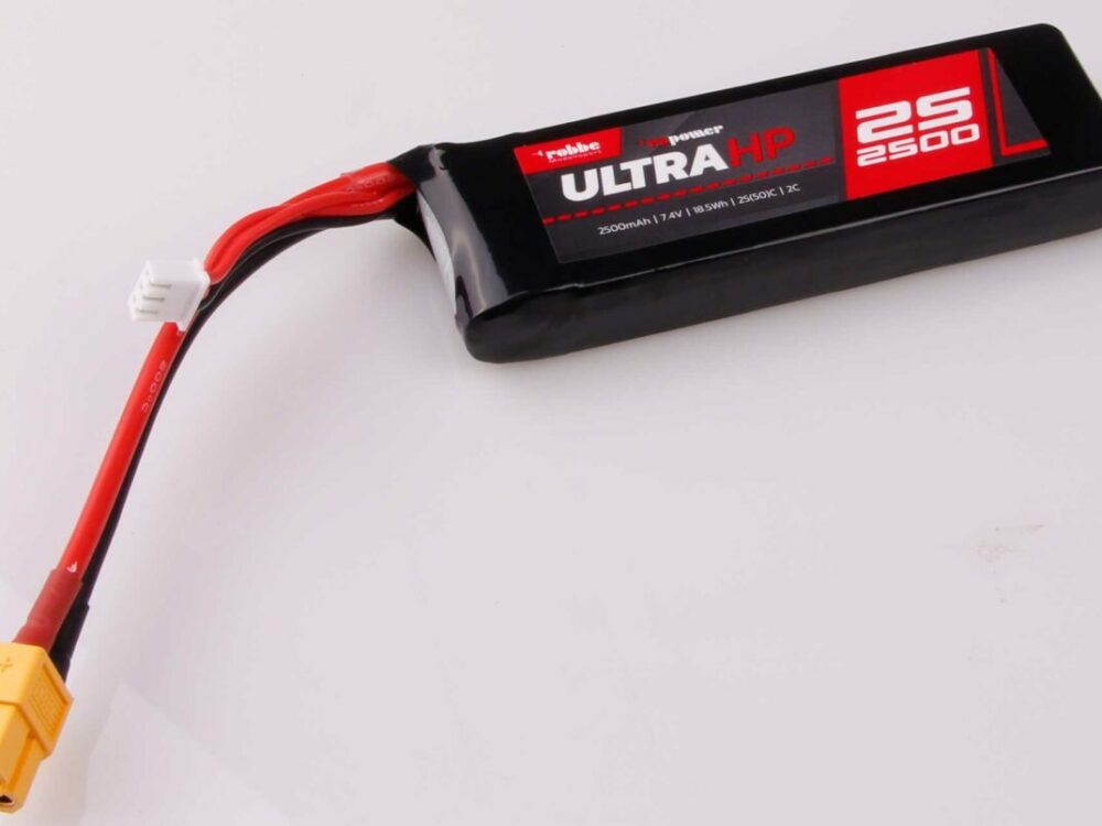 Robbe Modellsport RO-POWER ULTRA HP 2500MAH 7,4 VOLT 2S 25(50)C LIPO AKKU | # 7408