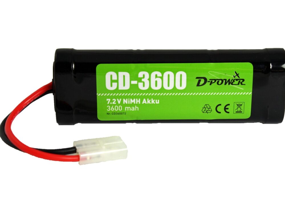 D-Power CD-3600 7.2V NiMH Akku mit Tamiya-Stecker | # CD360072