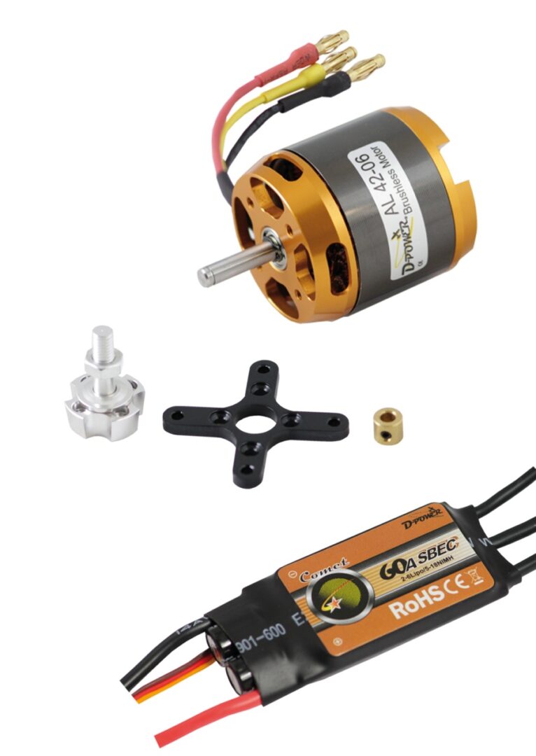 D-Power Brushless SET AL42-06 & 60A Comet Regler | # AL4206SET