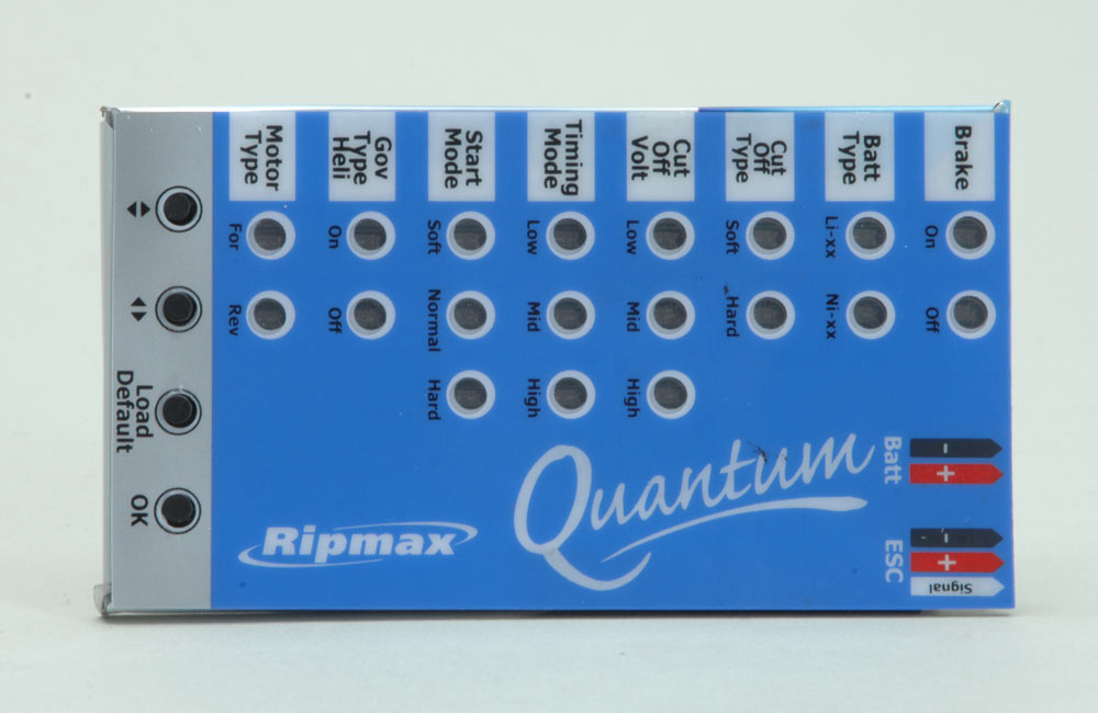 Quantum II ESC Program Card | # P-QPCD