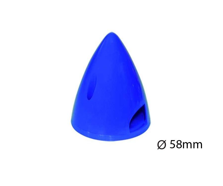 Kunststoff-Spinner Ø 58 mm blau | # 25158B