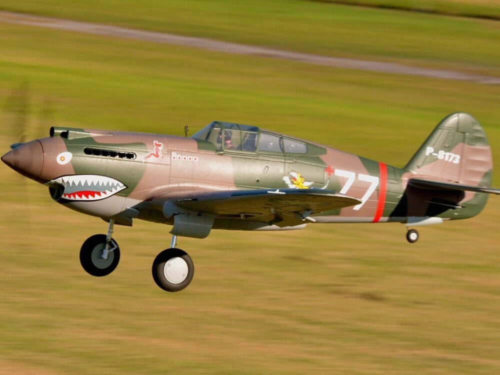 FMS P-40B Curtiss Warhawk Flying Tiger PNP – 140 cm – Combo | # DPFMS081P-REF