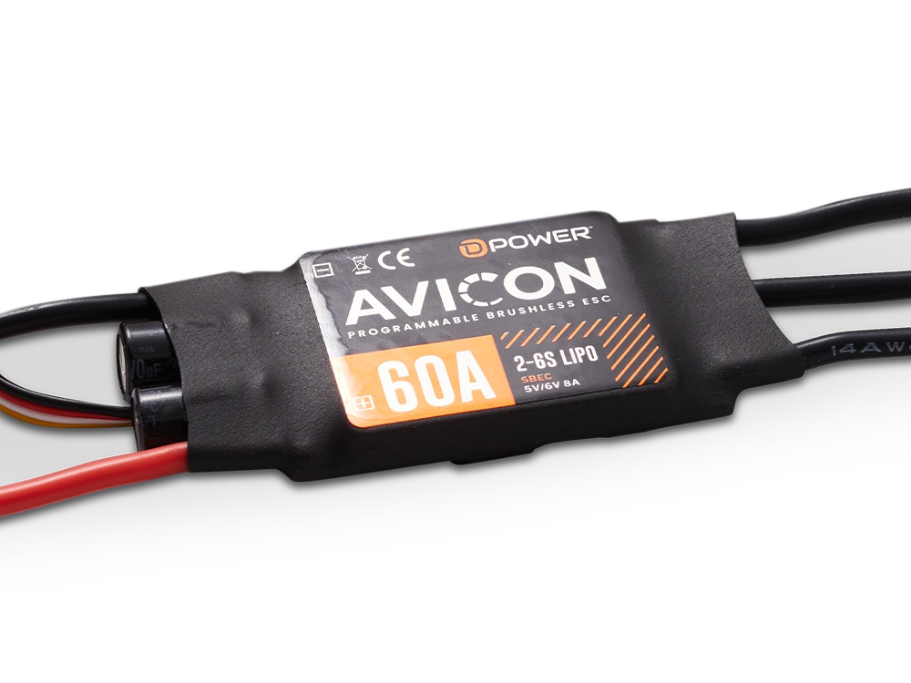 D-Power AVICON 60A S-BEC Brushless Regler | # DPAC060