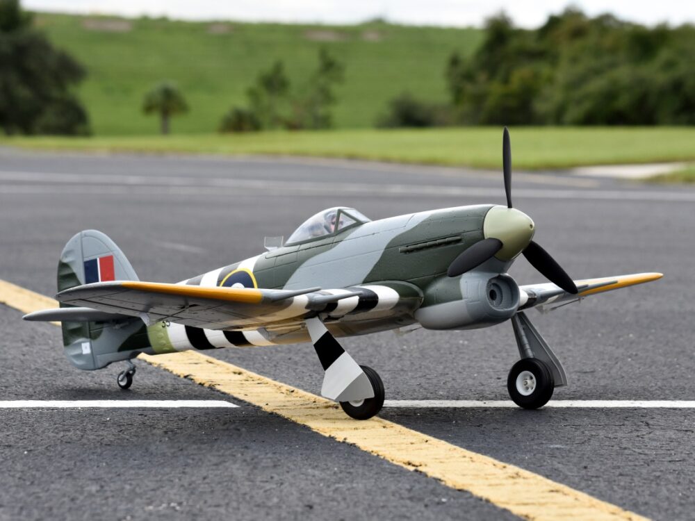 FMS Hawker Typhoon PNP – 110cm mit Reflex Gyro | # DPFMS086P-REF