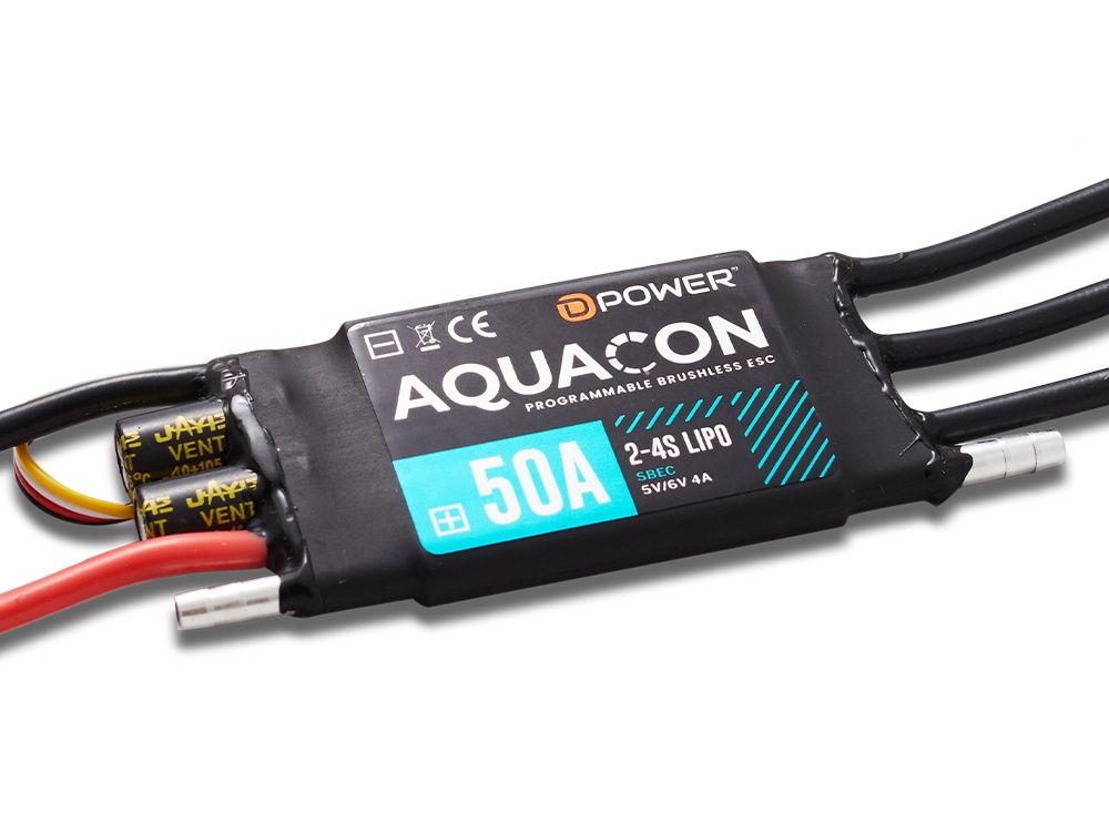 D-Power AQUACON 50A S-BEC Brushless Regler | # DPAQC050
