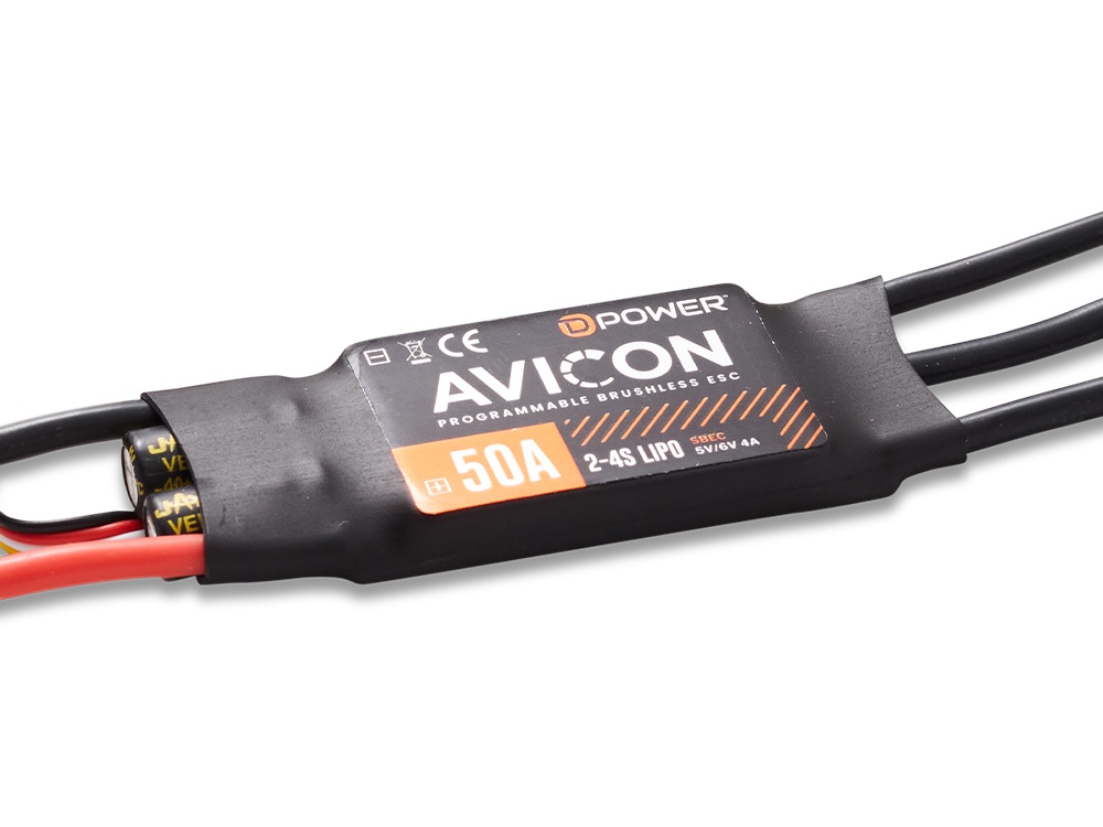 D-Power AVICON 50A S-BEC Brushless Regler | # DPAC050