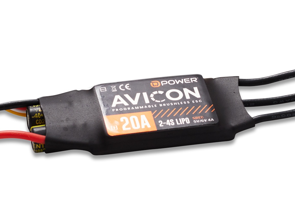 D-Power AVICON 20A S-BEC Brushless Regler | # DPAC020