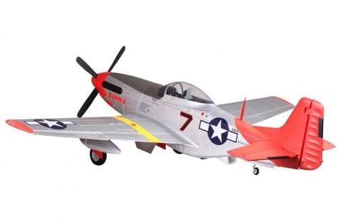 FMS P-51 Mustang Red Tail PNP – 170 cm – Combo incl. Reflex | # DPFMS041P-REF