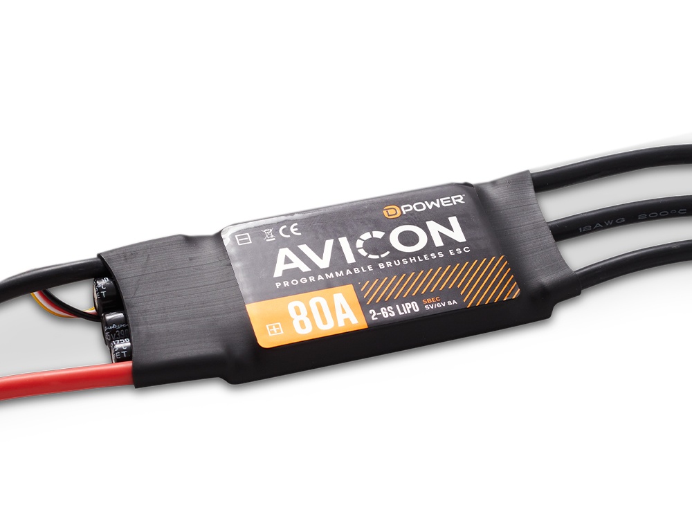 D-Power AVICON 80A S-BEC Brushless Regler | # DPAC080