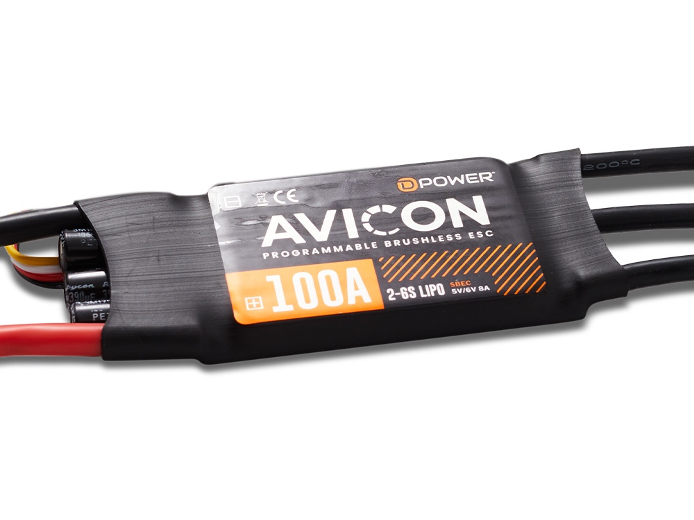 D-Power AVICON 100A S-BEC Brushless Regler | # DPAC100