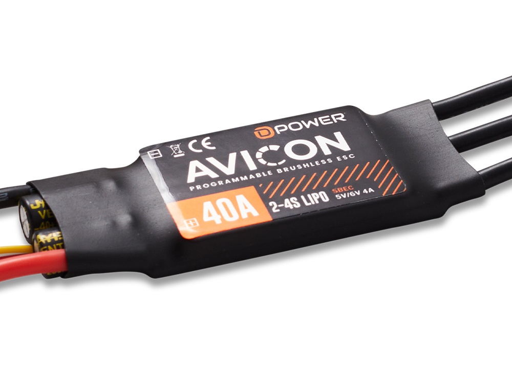 D-Power AVICON 40A S-BEC Brushless Regler | # DPAC040