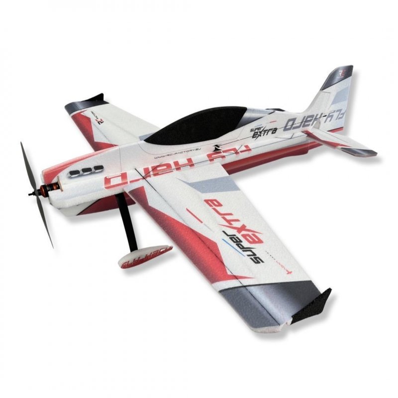 RC Factory Super Extra L grau-rot / 1000 mm | # 15463