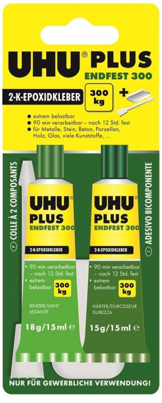 UHU GmbH & Co. KG UHU plus endfest 2-K-Epoxidharzkleber / 33 Gramm | # C9194