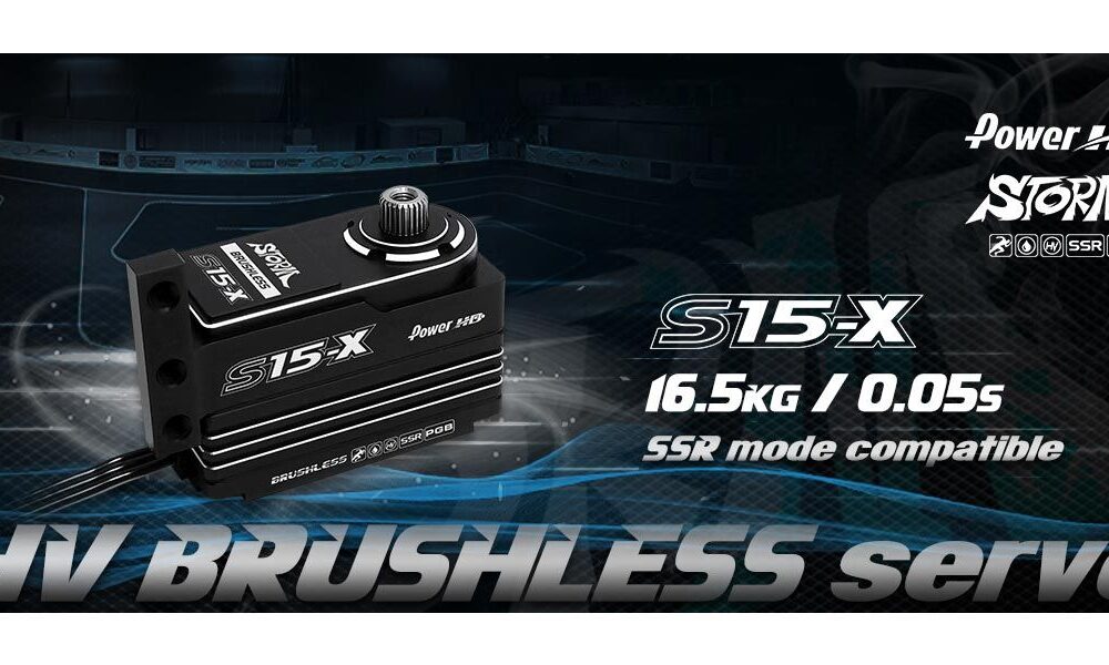 Power HD S15 Brushless Low Profil SSR MG for Xray (16.5kg/0.05s) | # HD-S15-X