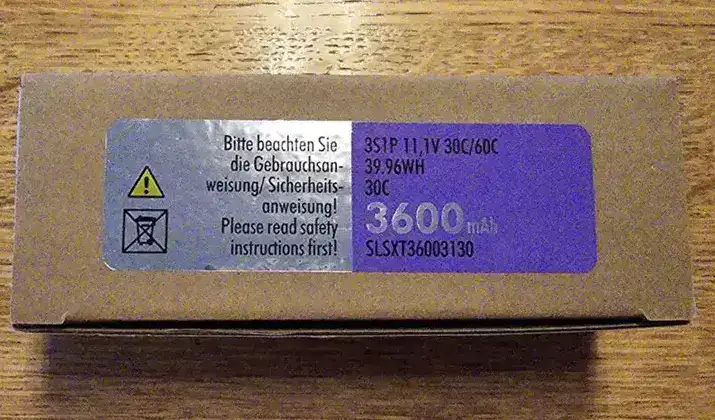 SLS XTRON 3600MAH 3S1P 11,1V 30C/60C | # SLSXT36003130