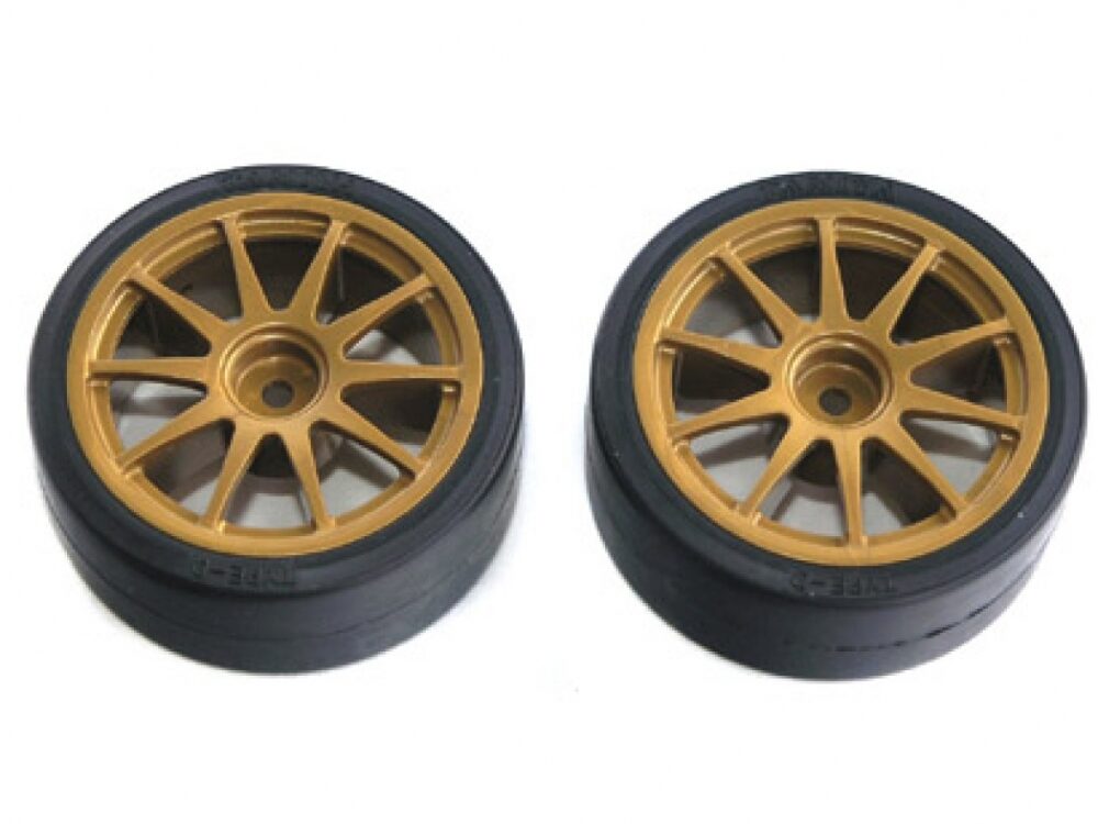 1:10 Drifträder (2) Typ D gold 26mm | # 300051219