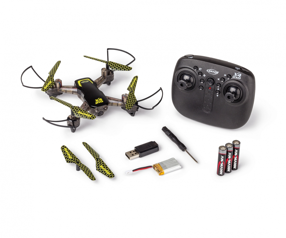 X4 Quadcopter 210-LED 100% RTF schwarz | # 500507178