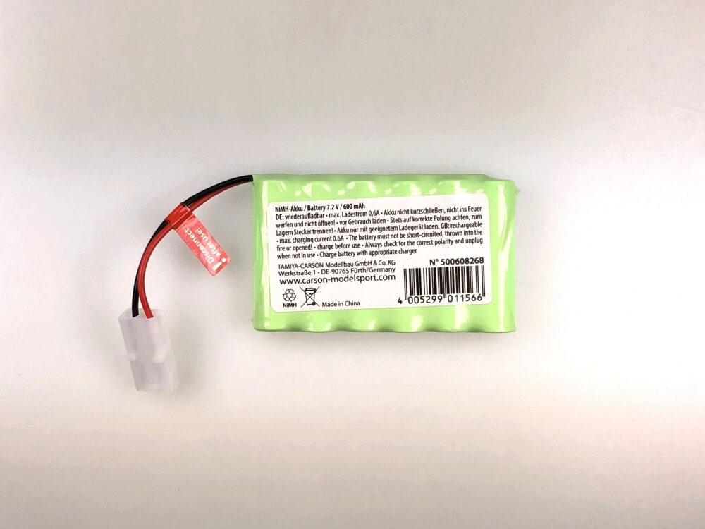 7,2V/600mAh NiNM Akku Devil Racer TAM | # 500608268