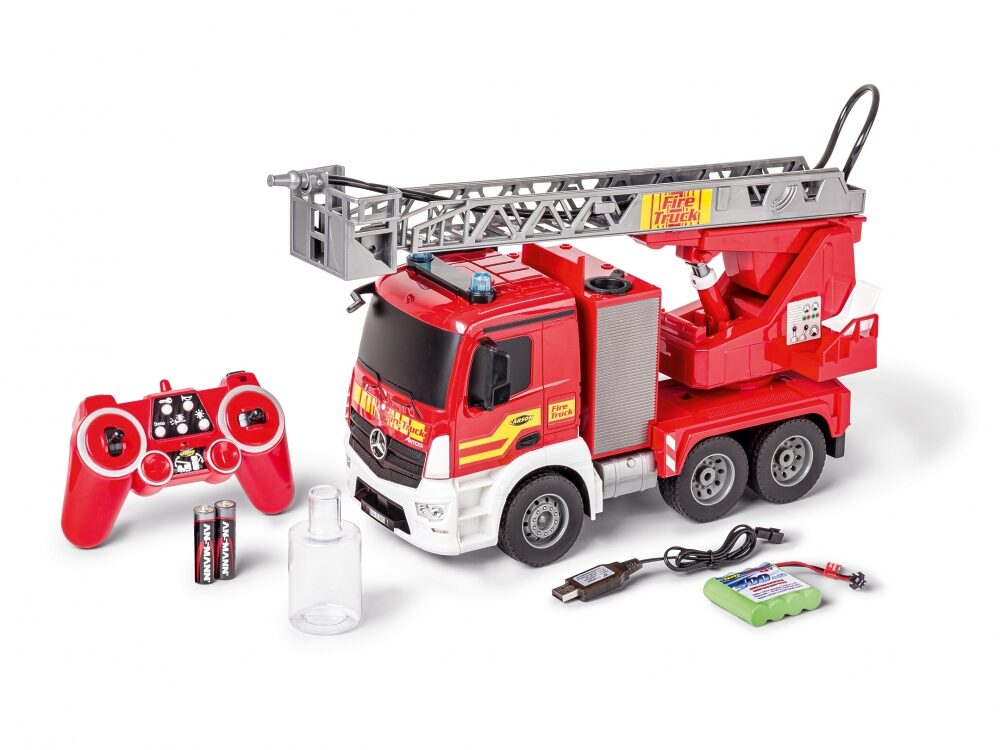 1:20 Mercedes-Benz Feuerwehr mit Drehleiter 100% RTR | # 500907670