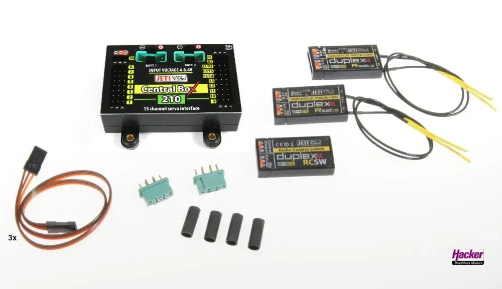 DUPLEX 2.4EX Central Box 210 + 2x Rsat2 + RC Switch | # 80001672